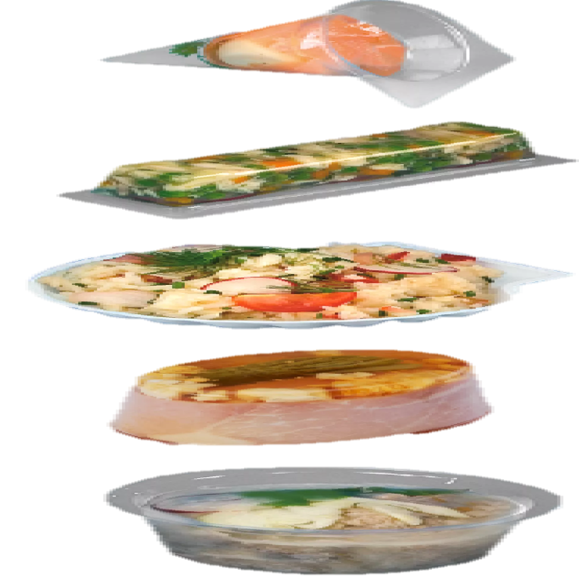 Moules traiteur cristal et transparent Visuel